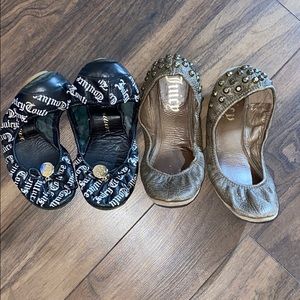 Juicy couture foldable flats